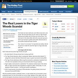 The Real Losers in the Tiger Woods Scandal