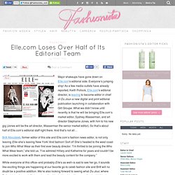 Elle.com Loses Over Half of Its Editorial Team