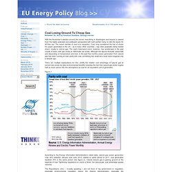 Coal Losing Ground To Cheap Gas by EU Energy Policy Blog