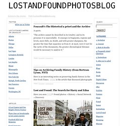 Lost and Found Photos