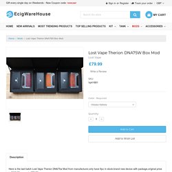 Lost Vape Therion DNA75W Box Mod