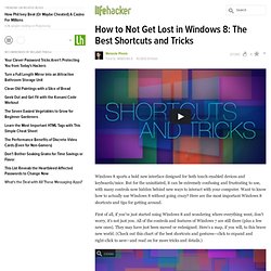 How to Not Get Lost in Windows 8: The Best Shortcuts and Tricks