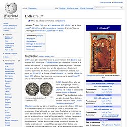 Lothaire Ier (840-855)