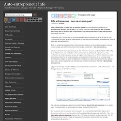auto-entrepreneur info