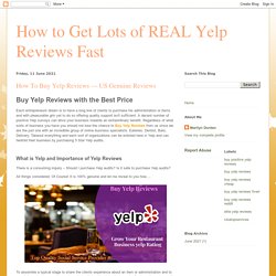 How To Buy Yelp Reviews — US Genuine Reviews