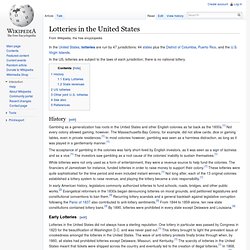 Lotteries in the United States