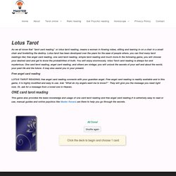 lotus tarot free Tarot reading game to get one card Tarot reading online