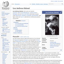 Lou Andreas-Salomé