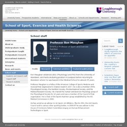 loughborough University School of Sport, Exercise and Health Sciences