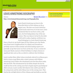Louis Armstrong - llubenow | Pearltrees