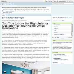 Top Tips to Hire the Right Interior Designer for Your Home Office Renovation