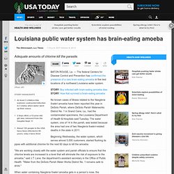 Louisiana public water system has brain-eating amoeba
