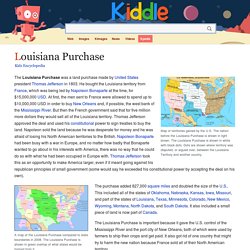 Louisiana Purchase for Kids - Kiddle
