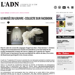 Le musée du Louvre : collecte sur Facebook