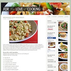 Brown Rice with Vegetables