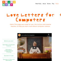 Love Letters to Computers