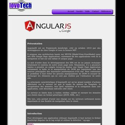 Veille Angular présentée par Lovotech