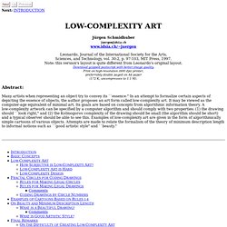 LOW-COMPLEXITY ART