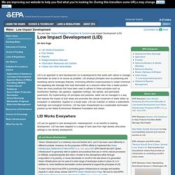 EPA - Low Impact Development (LID) Site