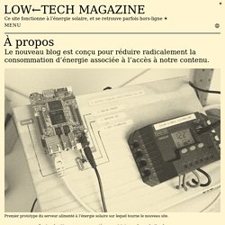 LOW←TECH MAGAZINE