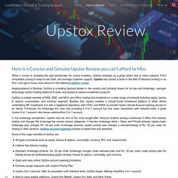 Here is a Concise and Genuine Upstox Review you can’t afford to Miss