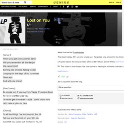 LP – Lost on You Lyrics