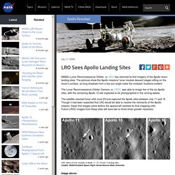 LRO Sees Apollo Landing Sites