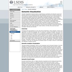 LSDIS : Semantic Visualization