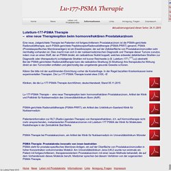Lu-177-PSMA Therapie