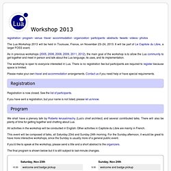 workshop 2013
