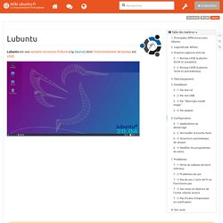 lubuntu [Wiki ubuntu-fr]