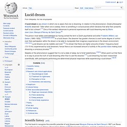 Lucid dream - Wikipedia