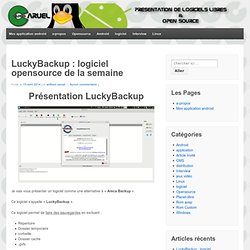 LuckyBackup : logiciel opensource de la semaine