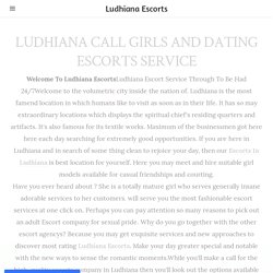 Ludhiana Escorts - Blog