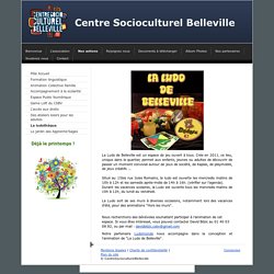 La ludothèque - Centre Socioculturel Belleville