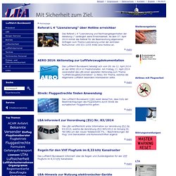 Luftfahrt Bundesamt - Homepage