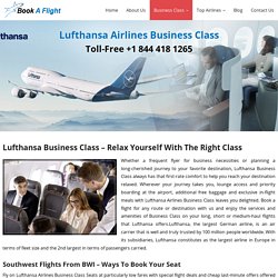 Lufthansa Business Class