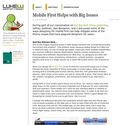 lien 48 - Mobile First Helps with Big Issues