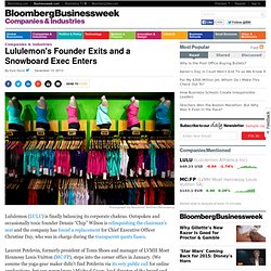 Laurent Potdevin Is Lululemon's New CEO. Founder Dennis Wilson Leaves