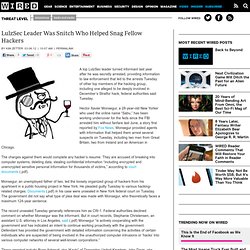 LulzSec Leader Was Snitch Who Helped Snag Fellow Hackers
