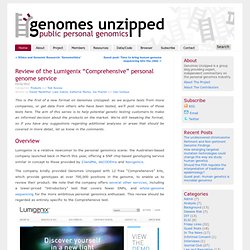 Review of the Lumigenix “Comprehensive” personal genome service