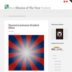 Dynamic Luminance-Gradient Effect « Best Illusion of the Year Contest