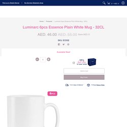Luminarc 6pcs Essence Plain White Mug - 32CL