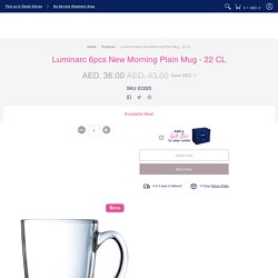 Luminarc 6pcs New Morning Plain Mug - 22 CL