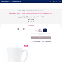 Luminarc 6pcs New Morning Plain White Mug - 32CL