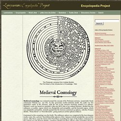 Encyclopedia: Medieval Cosmology and Worldview
