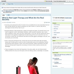 What Is Red Light Therapy and What Are the Real Benefits?