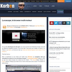Lunascape, le browser multi-moteur