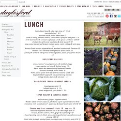 Lunch - Daylesford