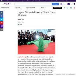 Lupita Nyong’o Loves a Flowy Dress Moment
